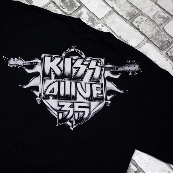 Kiss Gene Simmons Face T-Shirt - Picture 6 of 7